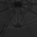 Guarda-sol Cantilever com Poste de Aço 300 cm Antracite