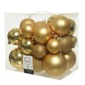 Bolas de Natal Decoris Dourado (26 Peças)