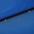 Guarda-sol Exterior C/ Luzes LED Poste Aço 300 cm Azul-ciano