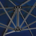 Guarda-sol Cantilever C/ Poste de Alumínio 250x250cm Azul-ciano