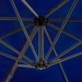 Guarda-sol Cantilever C/ Poste de Alumínio 300 cm Azul-ciano