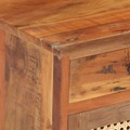 Mesa de Cabeceira 40x30x50 cm Madeira Recuperada Maciça