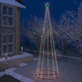 Árvore de Natal em Cone 752 Luzes LED Multicor 160x500cm