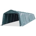 Tenda para Gado Removível Pvc 550 G/m² 3,3x16 M Verde-escuro