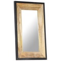 Espelho 80x50 cm Madeira de Mangueira Maciça