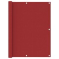 Tela de Varanda 120x500 cm Tecido Oxford Vermelho