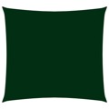 Para-sol Estilo Vela Tecido Oxford Quadrado 7x7 M Verde-escuro