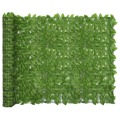 Tela de Varanda com Folhas Verdes 300x150 cm