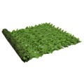 Tela de Varanda com Folhas Verdes 500x150 cm
