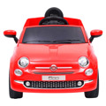 Carro Elétrico de Criança Fiat 500 Vermelho