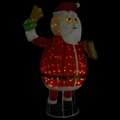 Pai Natal Decorativo com Luzes LED Tecido de Luxo 180 cm