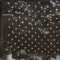 Rede Luzes de Natal 3x3 M 306 Luzes LED Int/ext Branco Quente