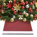 Saia para Árvore de Natal 48x48x25 cm Vermelho e Branco