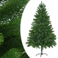 Árvore de Natal Artificial com Luzes LED e Bolas 180 cm Verde