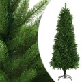 Árvore de Natal Artificial com Luzes LED e Bolas 240 cm Verde