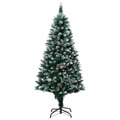 Árvore de Natal Artificial com Luzes Led/bolas/pinhas 180 cm