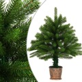 Árvore de Natal Artificial com Luzes LED e Bolas 65 cm Verde