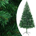Árvore de Natal Artificial C/ Luzes LED e Bolas 210cm 910 Ramos
