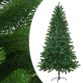 Árvore de Natal Artificial com Luzes LED e Bolas 150 cm Verde