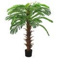 Palmeira Cica Artificial com Vaso 140 cm Verde