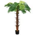 Palmeira Cica Artificial com Vaso 160 cm Verde