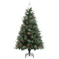 Árvore de Natal com Pinhas 150 cm Pcv e Pe Verde