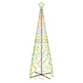 Árvore de Natal em Cone 500 Luzes LED 100x300 cm Colorido