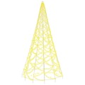 Árvore de Natal Mastro de Bandeira 500 Leds 300cm Branco Quente