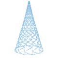 Árvore de Natal Mastro de Bandeira 3000 Leds 800 cm Azul