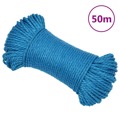 Corda de Trabalho 6 mm 50 M Polipropileno Azul
