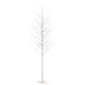 Árvore C/ 672 Luzes LED 400 cm Bétula Branco Quente