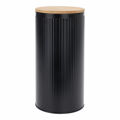 Bote Preto Bambu 1,6 L 10,8 X 10,8 X 21 cm