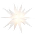Estrela da Morávia Dobrável com Luz LED 57 cm Branco
