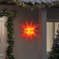 Estrela da Morávia Dobrável com Luz LED 100 cm Vermelho
