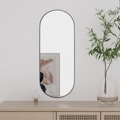 Espelho de Parede Oval 20x50 cm Vidro