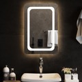 Espelho de Casa de Banho com Luzes LED 40x60 cm