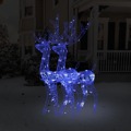 Renas Decorativas de Natal 2 pcs 120 cm Acrílico Azul
