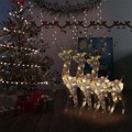 Renas Decorativas de Natal 3 pcs 120 cm Acrílico Multicolorido