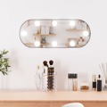 Espelho de Parede Oval com Luzes LED 25x60 cm Vidro