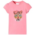 T-shirt para Criança Rosa-néon 104