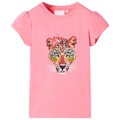 T-shirt para Criança Rosa-néon 116