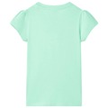 T-shirt de Criança Verde Brilhante 116