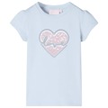 T-shirt para Criança Azul-claro 92