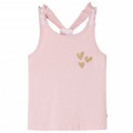 T-shirt de Alças para Criança Rosa-claro 116