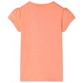 T-shirt para Criança Laranja-néon 116