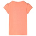 T-shirt para Criança Laranja-néon 128