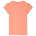 T-shirt para Criança Laranja-néon 140