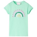 T-shirt Infantil Verde Brilhante 128