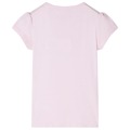 T-shirt de Manga Curta para Criança Rosa-suave 128