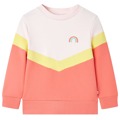 Sweatshirt para Criança Rosa Suave 104